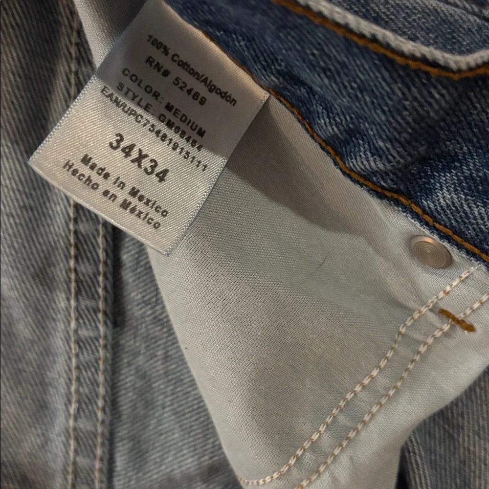 Men's Blue Jeans - Picture 3 of 3